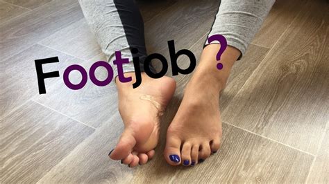 foot s. . Hand job with feet